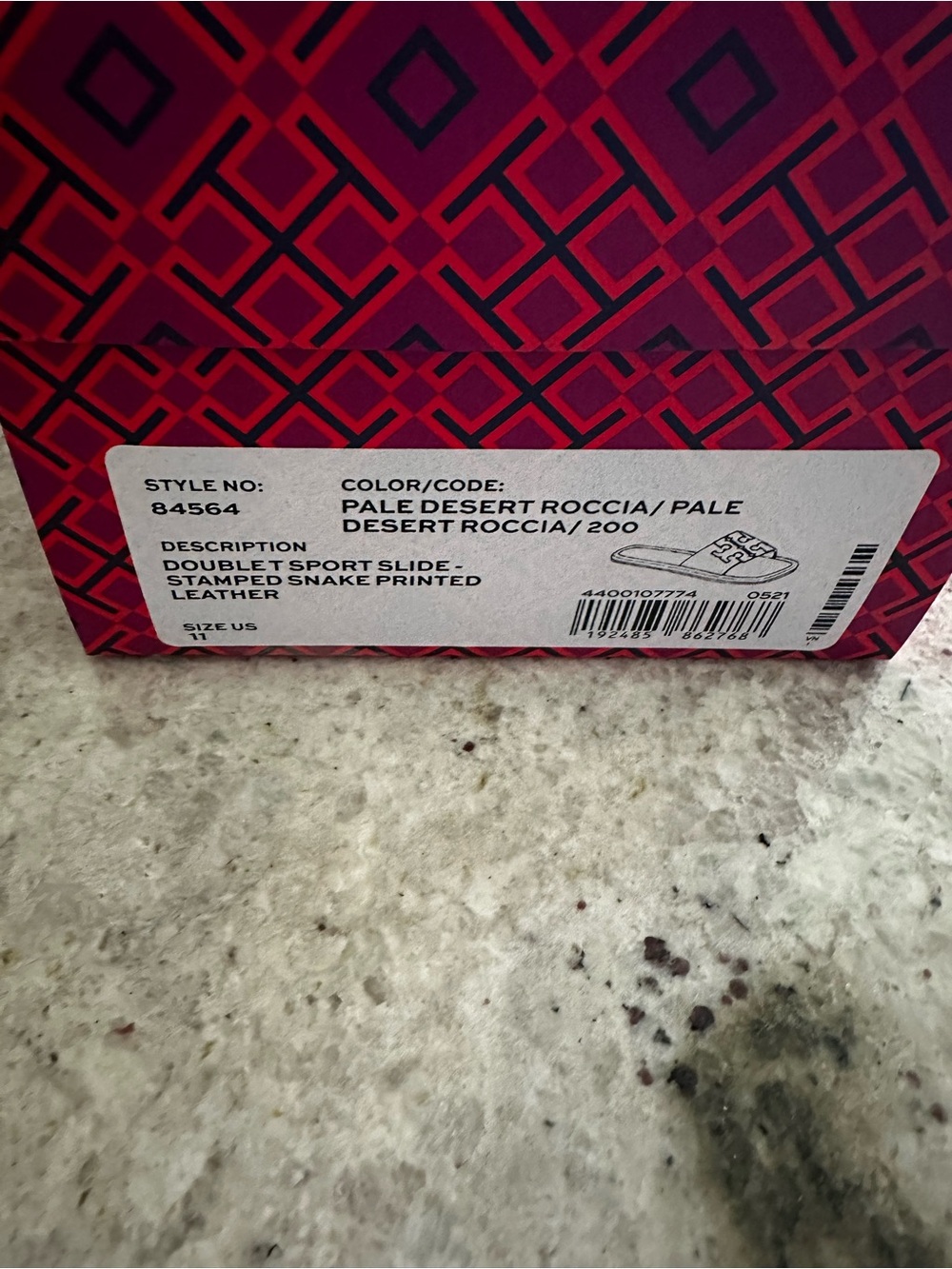 NIB Tory Burch Pale Desert Roccia /Sz 11 Snake Print - Picture 4 of 8